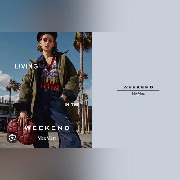 FALL/ WINTER 23-24 WEEKEND MAX MARA JACQUARD KNITTED VEST SIZE:SMALL US4 NWT - Picture 10 of 13